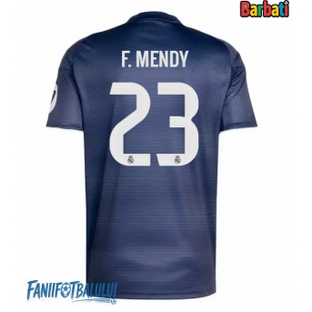 Real Madrid Ferland Mendy #23 Tricou Fotbal Replică 2025-26 Barbati Deplasare